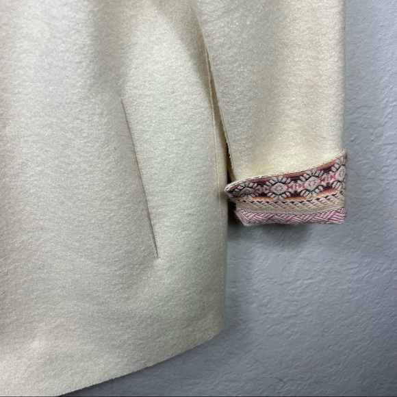 ❤️ Kuna One Button Alpaca Wool Wrap Coat - Picture 5 of 11